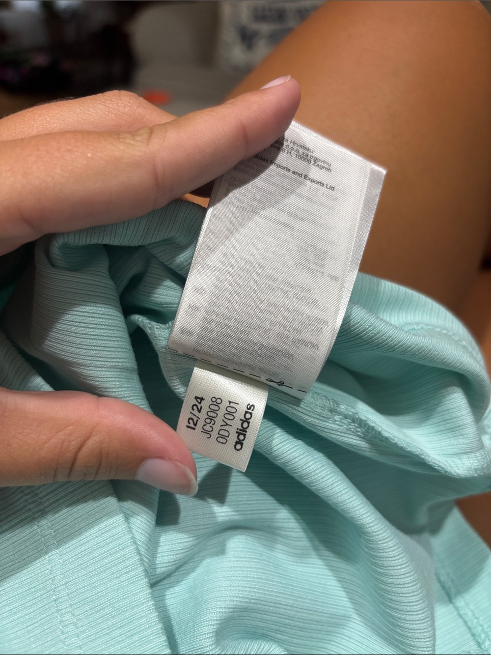 Adidas Essentials Ribbed Tank Top - Picture 6 of 6